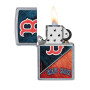 Zippo 207 MLB Boston Red Sox Lighter, open view