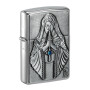 Zippo 200 Anne Stokes Gothic Prayer Emblem Chrome