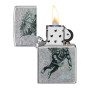 Zippo 207 Rick Rietveld Lighter, open view