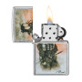 Zippo 207 Luis Royo Lighter- Samurai Warrior, open view