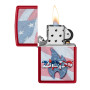 Zippo 21063 Zippo Flag Design Lighter, open view