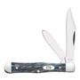 Case Pocket Worn Gray Bone Small Swell Center Jack Knife, Mirror Polish