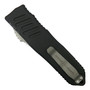 Guardian Tactical Black RECON-040 OTF Auto Knife, Stonewash Drop Point Blade, Clip View