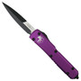 Microtech Violet Ultratech OTF Knife, Black Bayonet Blade