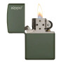 Zippo 221 Zippo Logo Lighter, open view