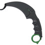 The Archimedes Claw Karambit, Green Smoky  Blade