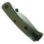Buck OD Green G-10 Slim Pro TRX Lockback Folder Knife, CPM-S30V Blade, clip view