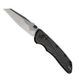 Hogue Knives Black Deka MagnaCut Wharncliffe Folding Knife, Stonewash Blade