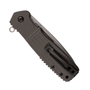 CRKT Homefront Assisted Flipper Knife, Stonewash Blade, clip view