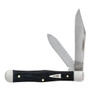 Case Black Micarta Smooth Small Swell Center Jack Knife