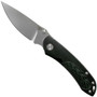 Bestech Knives Junzi Black Titanium Carbon Fiber Inlay Folding Knife