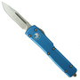 Microtech Turquoise CA Legal UTX70 OTF Knife, Stonewash Blade