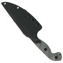 Stroup Knives TU1 Grey G10 Fixed Blade Knife, Sheath View