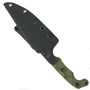 Stroup Knives TU2 OD Green G10 Fixed Blade Knife, Sheath View