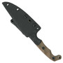 Stroup Knives TU2 FDE G10 Fixed Blade Knife, Sheath View