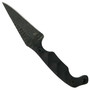 Stroup Knives Mini Black G10 Fixed Blade Knife, Back View