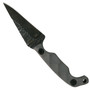 Stroup Knives Mini Grey G10 Fixed Blade Knife, Back View