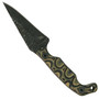 Stroup Knives Mini Camo Layered G10 Fixed Blade Knife, Back View