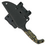 Stroup Knives Mini Camo Layered G10 Fixed Blade Knife, Sheath View