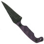 Stroup Knives Mini Purple G10 Fixed Blade Knife, Back View