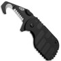 Boker Plus Rescom 2.0 Black Rescue Hook Knife, Black Blade