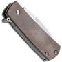 Boker Plus Copper Shamsher Knife, Back View