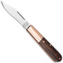 Boker Barlow Copper Integral Desert Ironwood SlipJoint Knife 