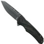 Buck Black Micarta Sprint Ops Flipper Knife 