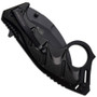 Tac-Force Black Karambit Spring Assisted Knife, Clip View