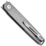 Boker Plus LRF Titanium Flipper Knife, Damascus Blade, Clip View