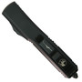 Microtech 121-16CFS Carbon Fiber Contoured Ultratech S/E OTF Auto Knife, Damascus Blade, Clip View
