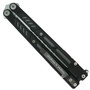 Maxace Knives Banshee Black G10 Balisong Butterfly Knife, Clip View