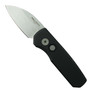 Pro-Tech Textured Runt 5 Auto Knife, Wharncliffe Stonewash Magnacut Blade