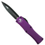 Microtech Violet Hera OTF Knife, Satin Dagger Blade