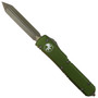 Microtech OD Green Ultratech Spartan OTF Auto Knife,  Bronzed Apocalyptic Blade