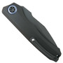Heretic Knives Wraith Auto Knife, Black Blade, Clip View