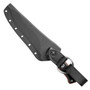 TOPS OP7-03 Operator 7 Fixed Blade Knife,  Midnight Bronze Blade, Sheath View