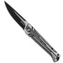 Kershaw Noventa Flipper Knife, Black Drop Blade