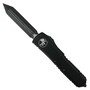 Microtech Tactical UTX-85 Spartan OTF Auto Knife, Black Blade