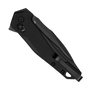 Kershaw Monitor DuraLock Folding Knife, Black Oxide D2 Blade, Clip View