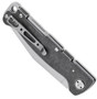 Boker Plus Atlas Backlock Knife, Satin Clip Point Blade, Clip View