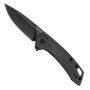 Kershaw BlackWashed Radar Assisted Flipper Knife, BlackWashed Drop Point Blade