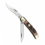 Boker Traditional Series 2.0 Copperhead Brown Jigged Bone Handles Folding Knife, D2 Blade