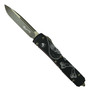 Microtech Signature Series Death Card Ultratech OTF Auto Knife, Bronzed Apocalyptic Blade