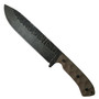 Stroup Knives BK1 FDE G10 Fixed Blade Knife, Acid Wash 