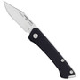 Buck Black Micarta 250 Saunter Slipjoint Knife, Satin Clip Point Blade