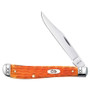 Case Slimline Trapper, Crandall Jig Cayenne Bone Handle, Side View
