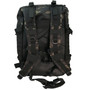 SurvivalGrid 40L Backpack, Dark Camo, Back View