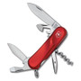 Victorinox Swiss Army Locking Evolution Multi-Tool Knife, Red Handle