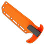 Boker Magnum HL Processing Saw Fixed Blade, Orange TPR Handle, Sheath View
